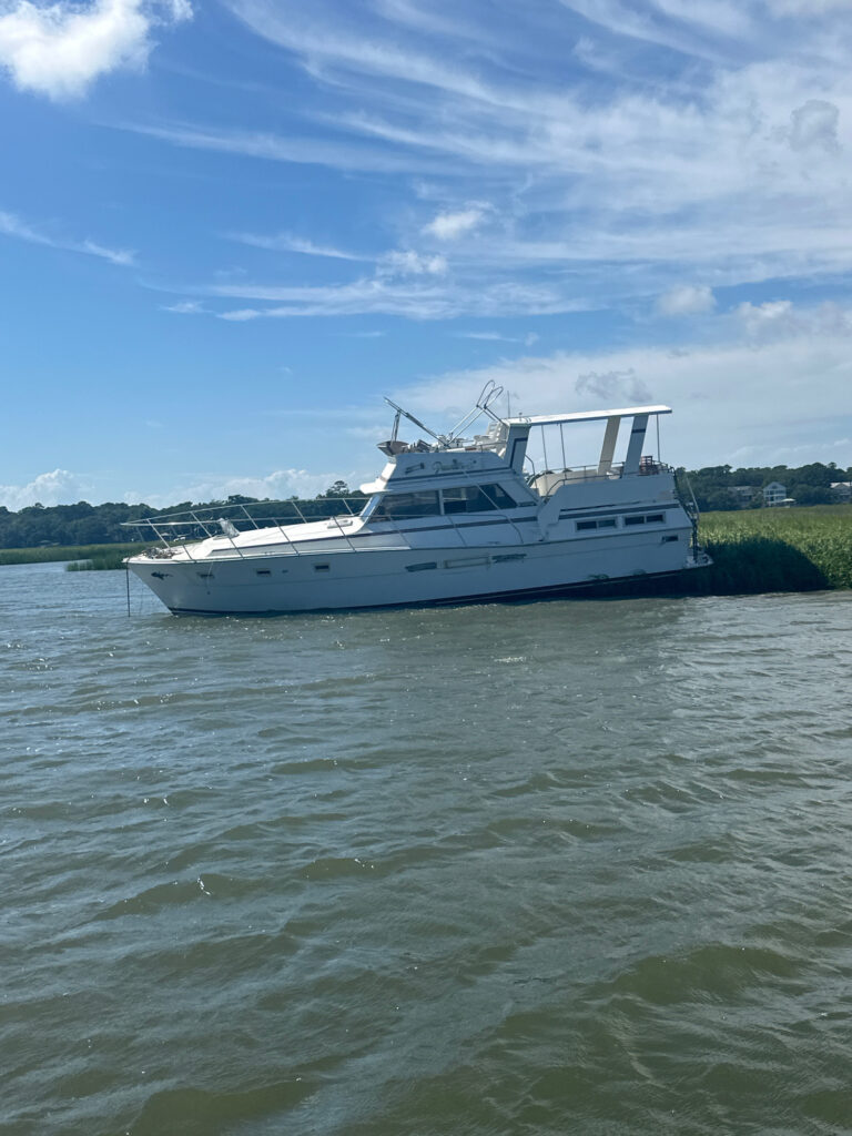 a boat on the water (MyCoast AI)