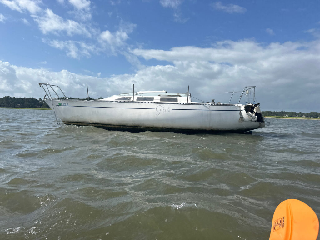 a boat on the water (MyCoast AI)