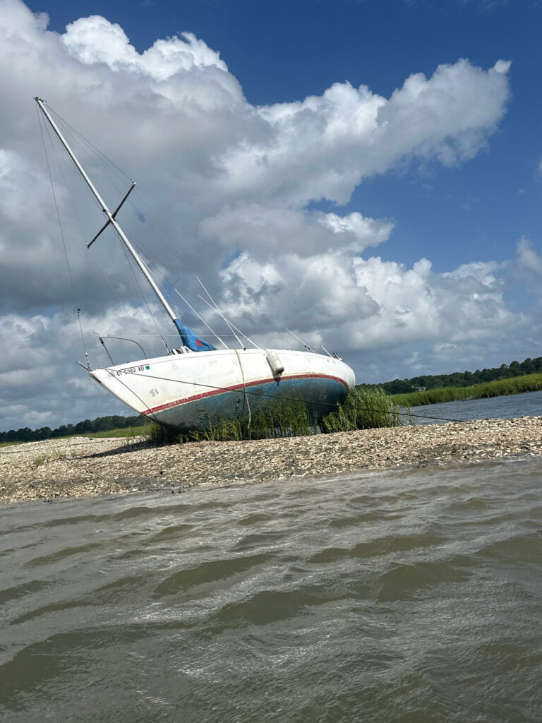a boat on the water (MyCoast AI)