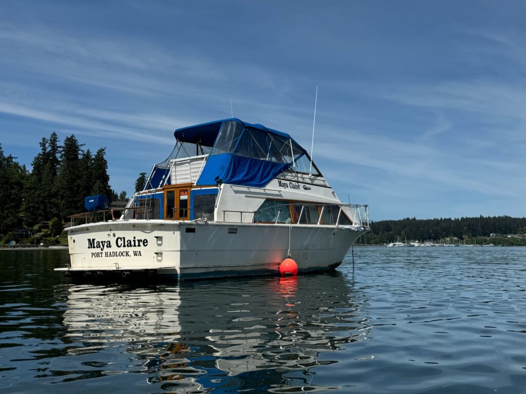 a boat on the water (MyCoast AI)
