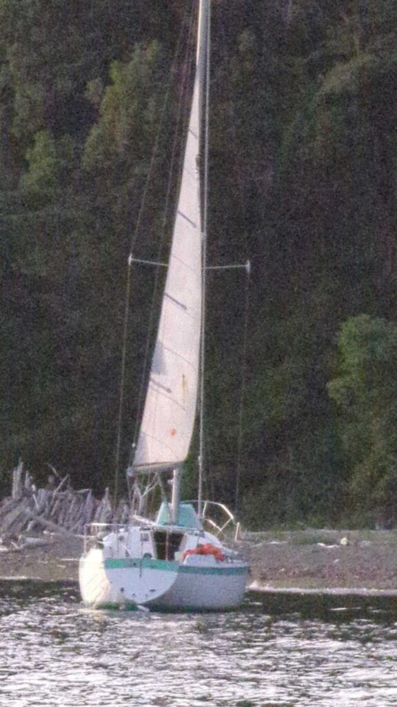 a sailboat in the water (MyCoast AI)