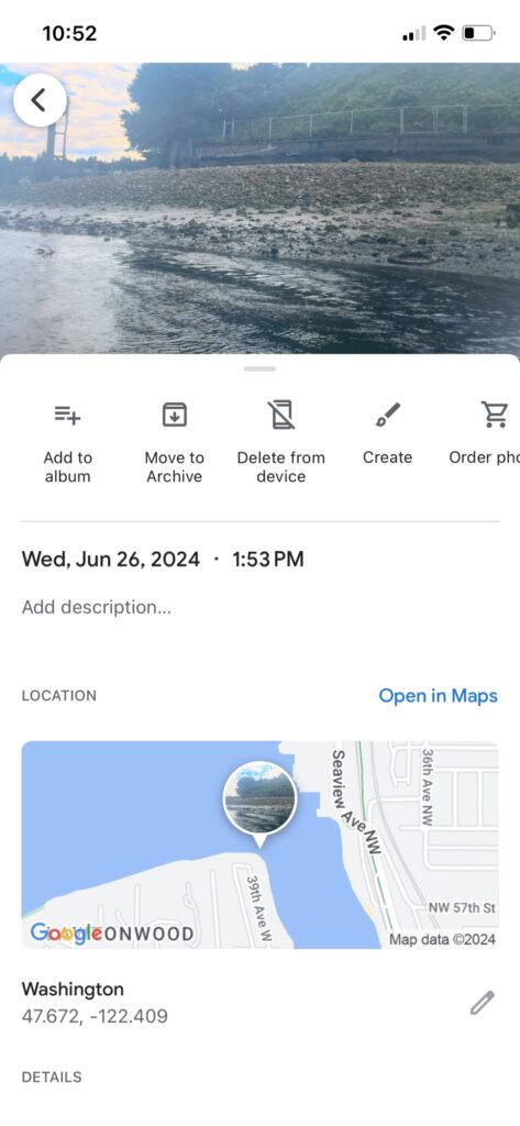 graphical user interface, application (MyCoast AI)