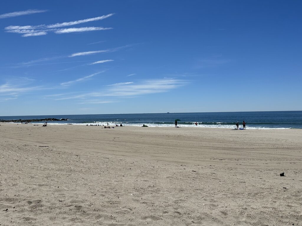 people walking on a beach (MyCoast AI)