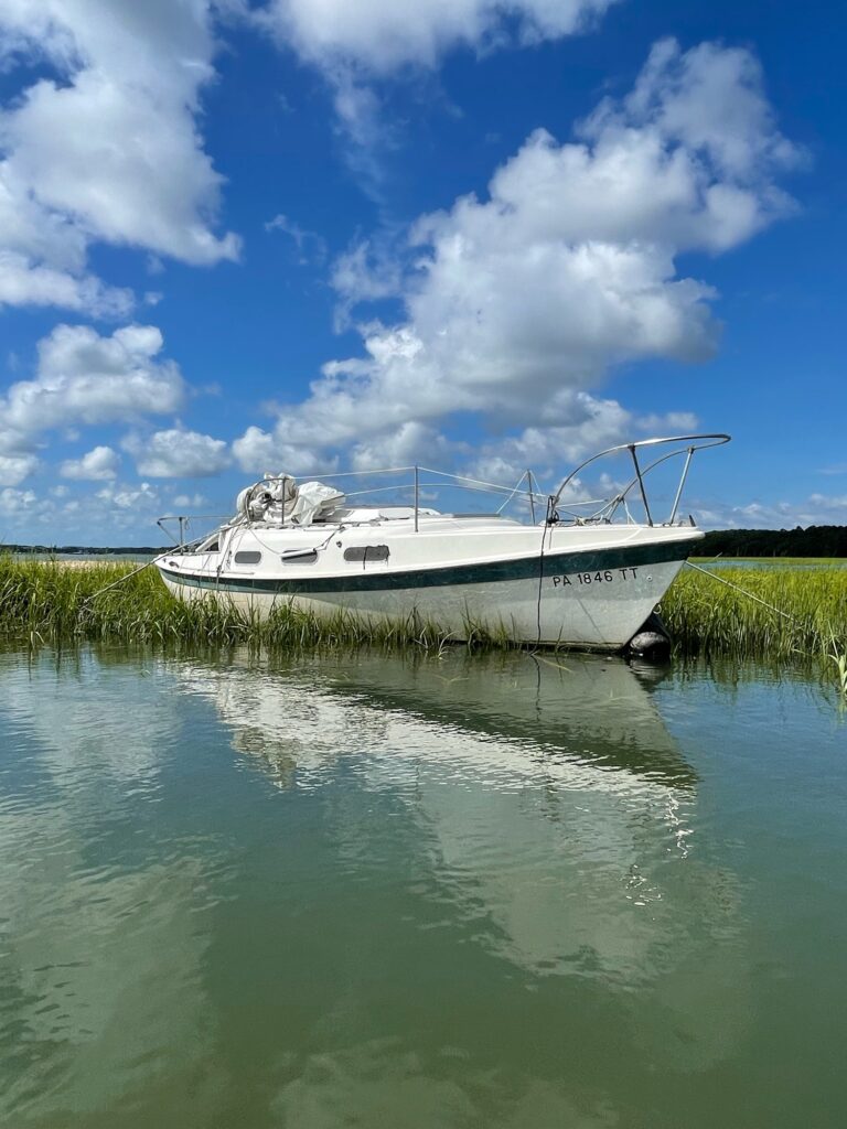 a boat on the water (MyCoast AI)