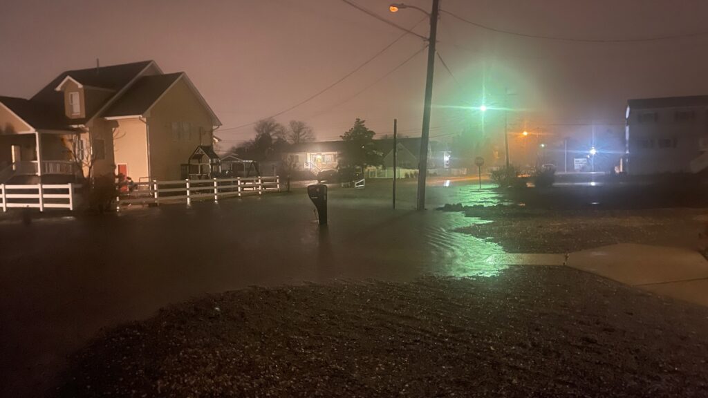 a street at night (MyCoast AI)