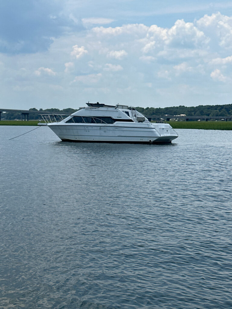 a boat on the water (MyCoast AI)