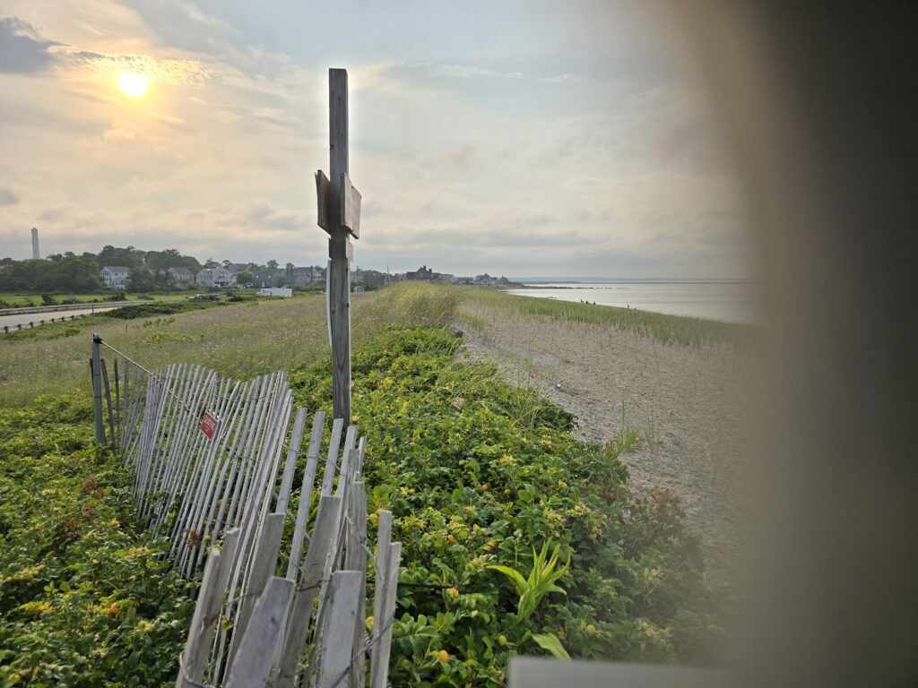 a fence and a field (MyCoast AI)