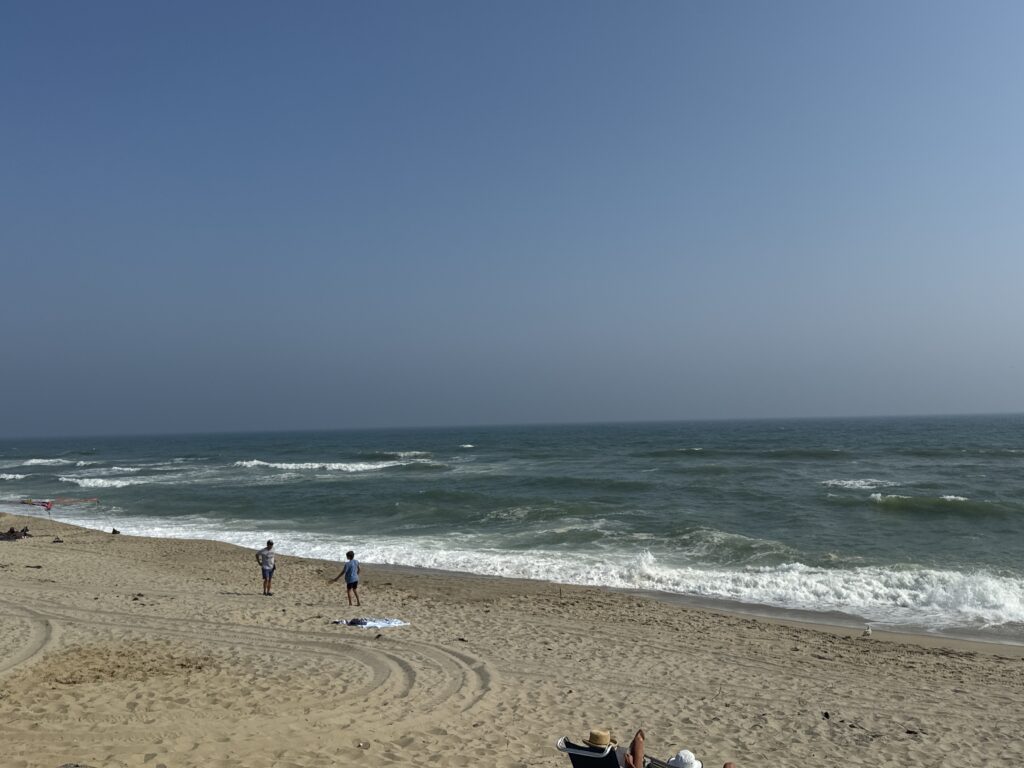 people walking on a beach (MyCoast AI)