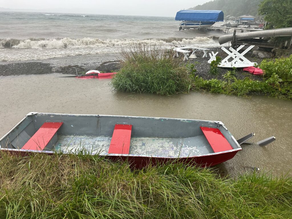 a boat on the beach (MyCoast AI)