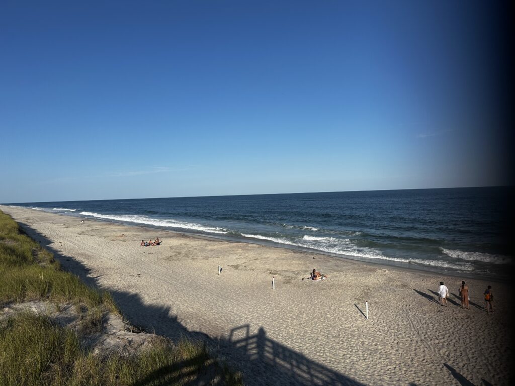 people on a beach (MyCoast AI)