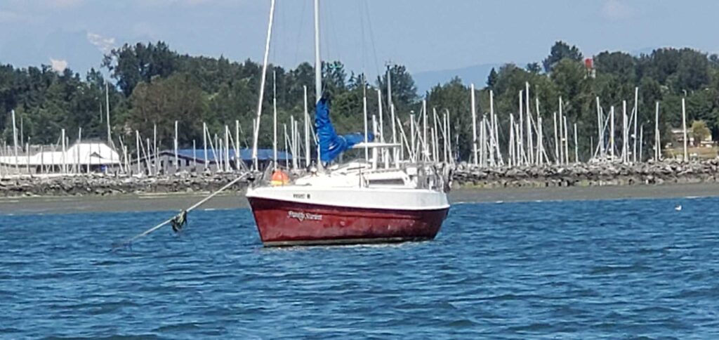 a boat in the water (MyCoast AI)