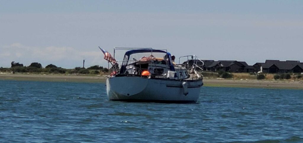 a boat on the water (MyCoast AI)