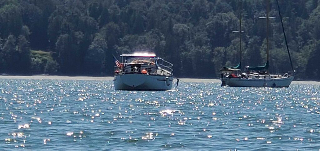 a boat sailing on the water (MyCoast AI)