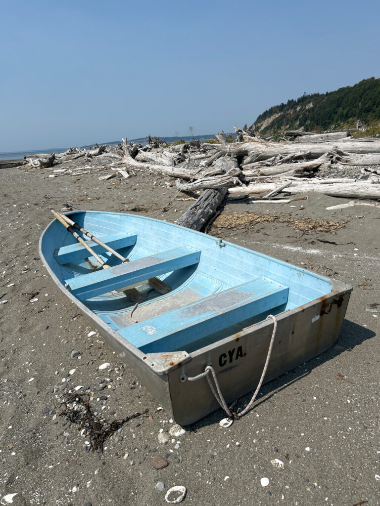 a boat on the beach (MyCoast AI)