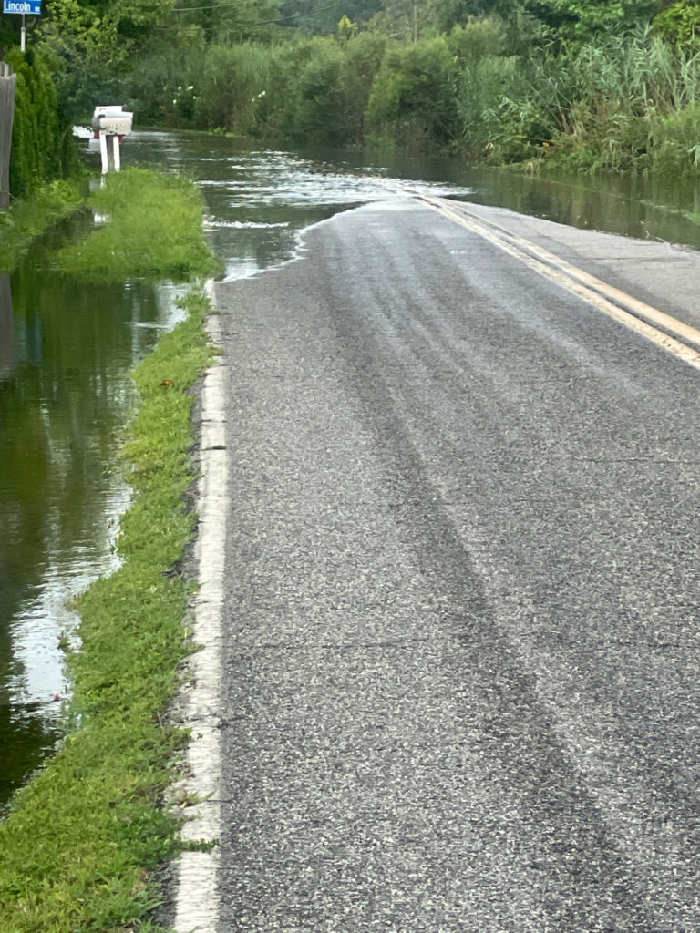 a road with water on the side (MyCoast AI)
