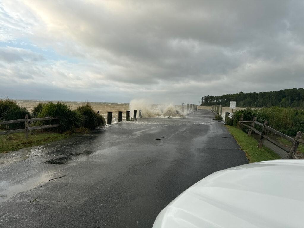 a road with water on the side (MyCoast AI)