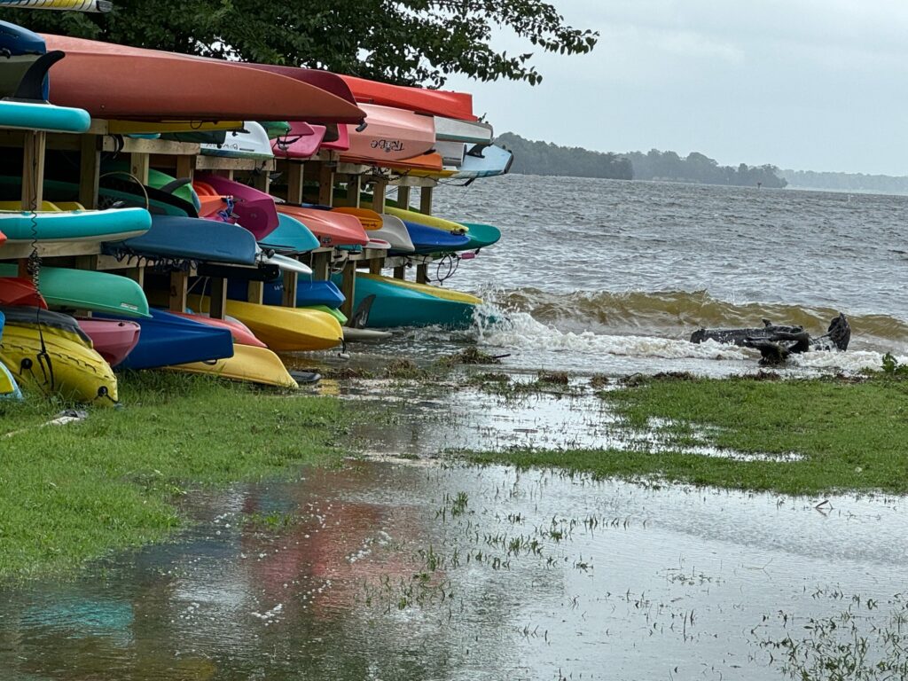 a group of boats on the water (MyCoast AI)