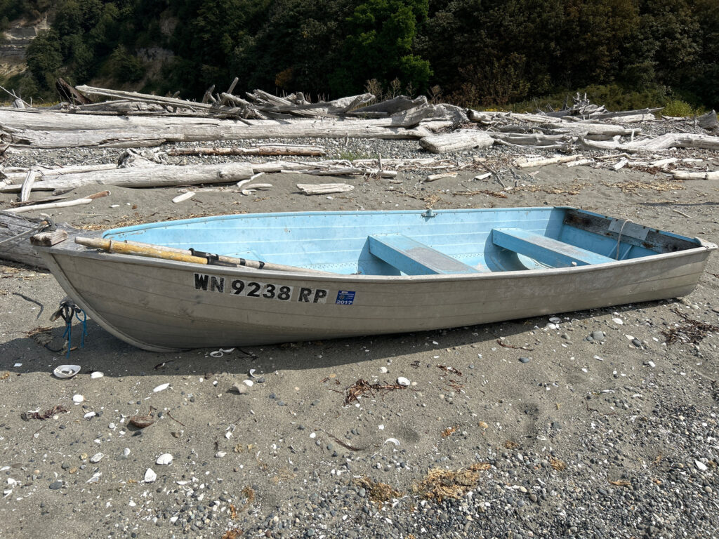 a boat on the beach (MyCoast AI)