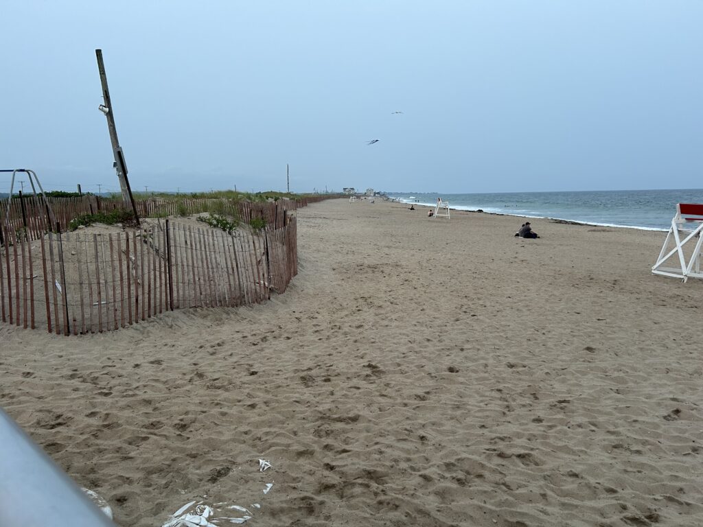 a person sitting on a beach (MyCoast AI)