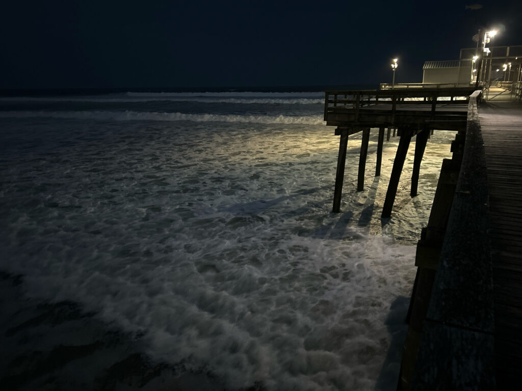 a pier over a body of water (MyCoast AI)