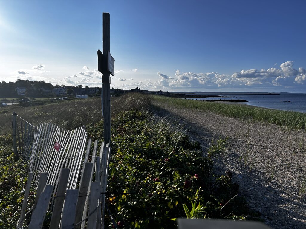 a fence and a field (MyCoast AI)
