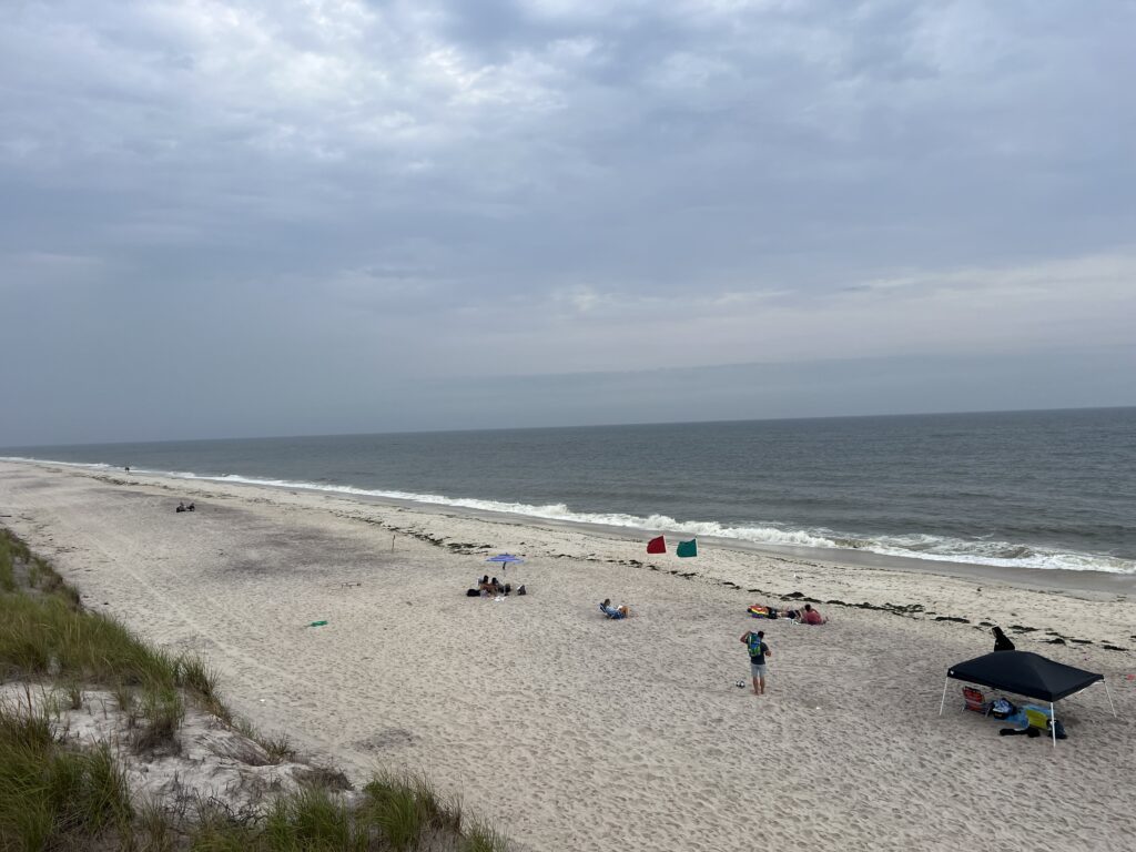 people on a beach (MyCoast AI)