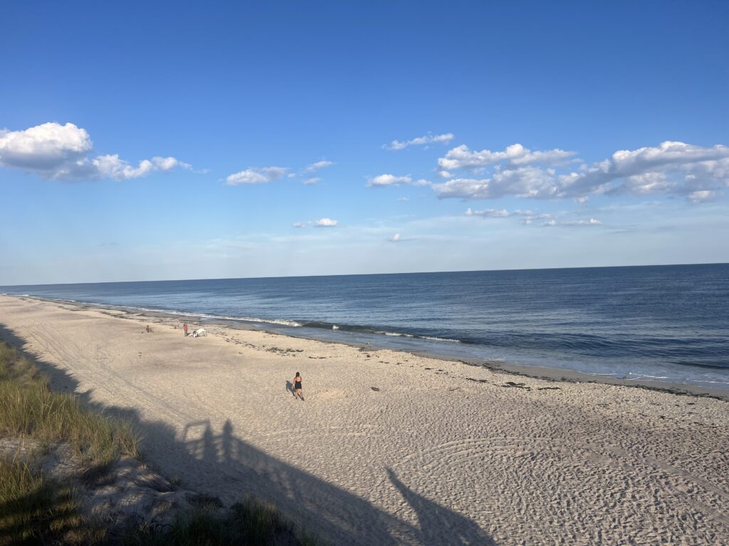 people on a beach (MyCoast AI)