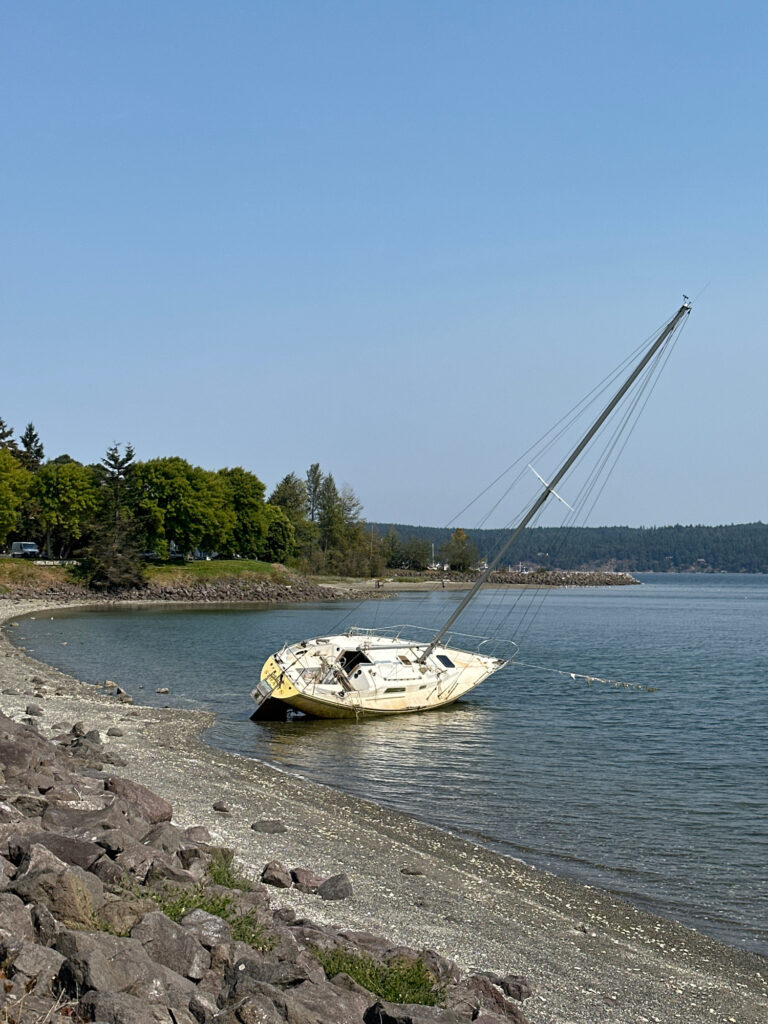 a boat on the water (MyCoast AI)