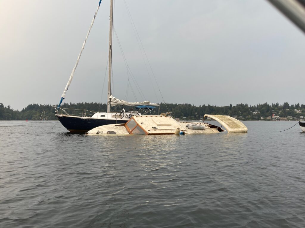 a sailboat in the water (MyCoast AI)