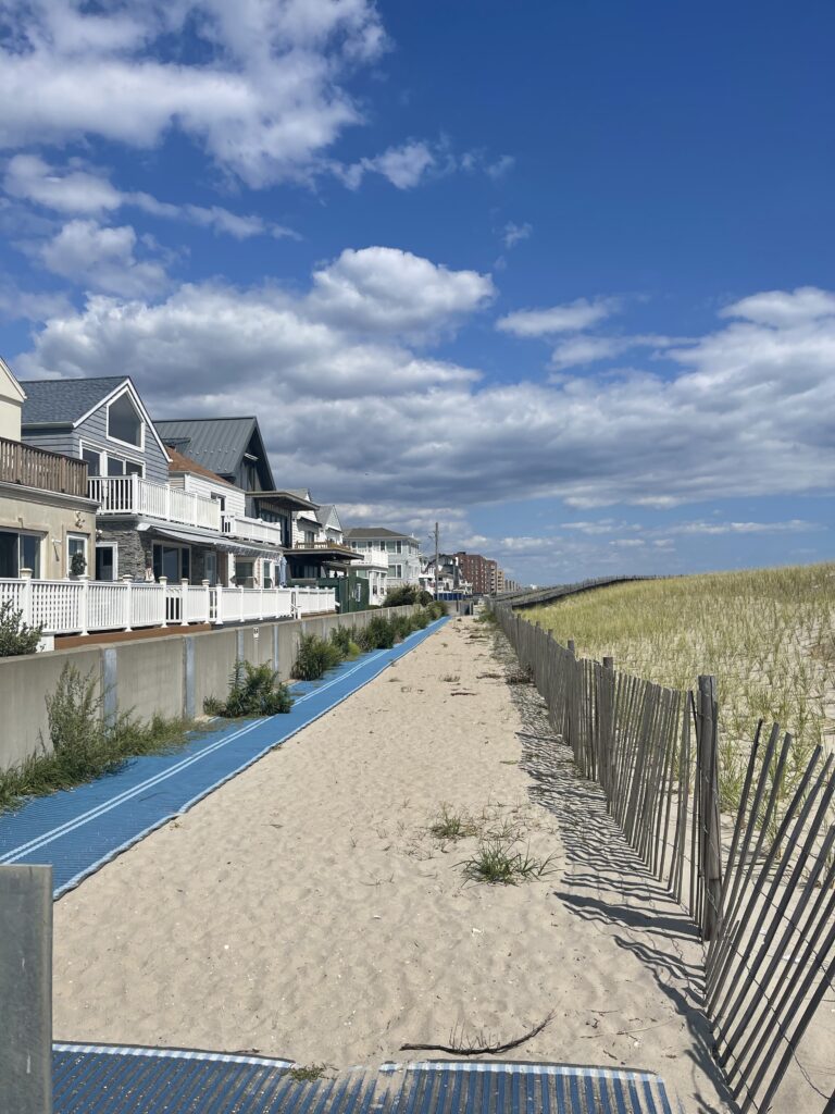 a path with houses along it (MyCoast AI)