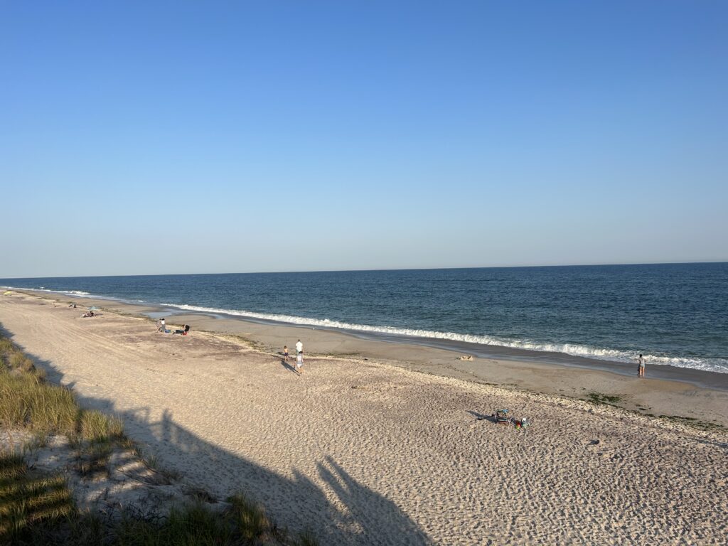 people on a beach (MyCoast AI)