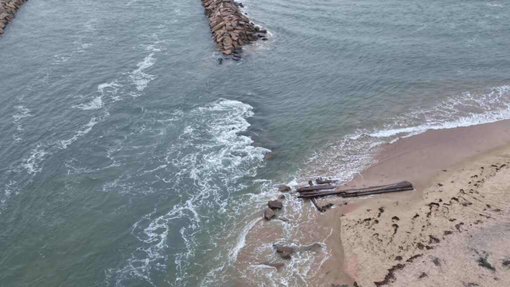 a beach with a body of water (MyCoast AI)