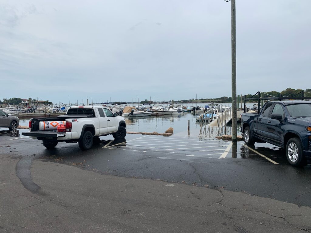 a truck parked next to a body of water (MyCoast AI)