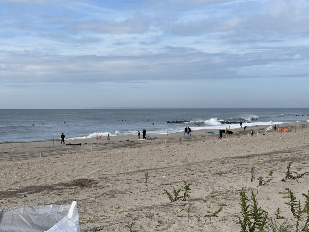 people on a beach (MyCoast AI)