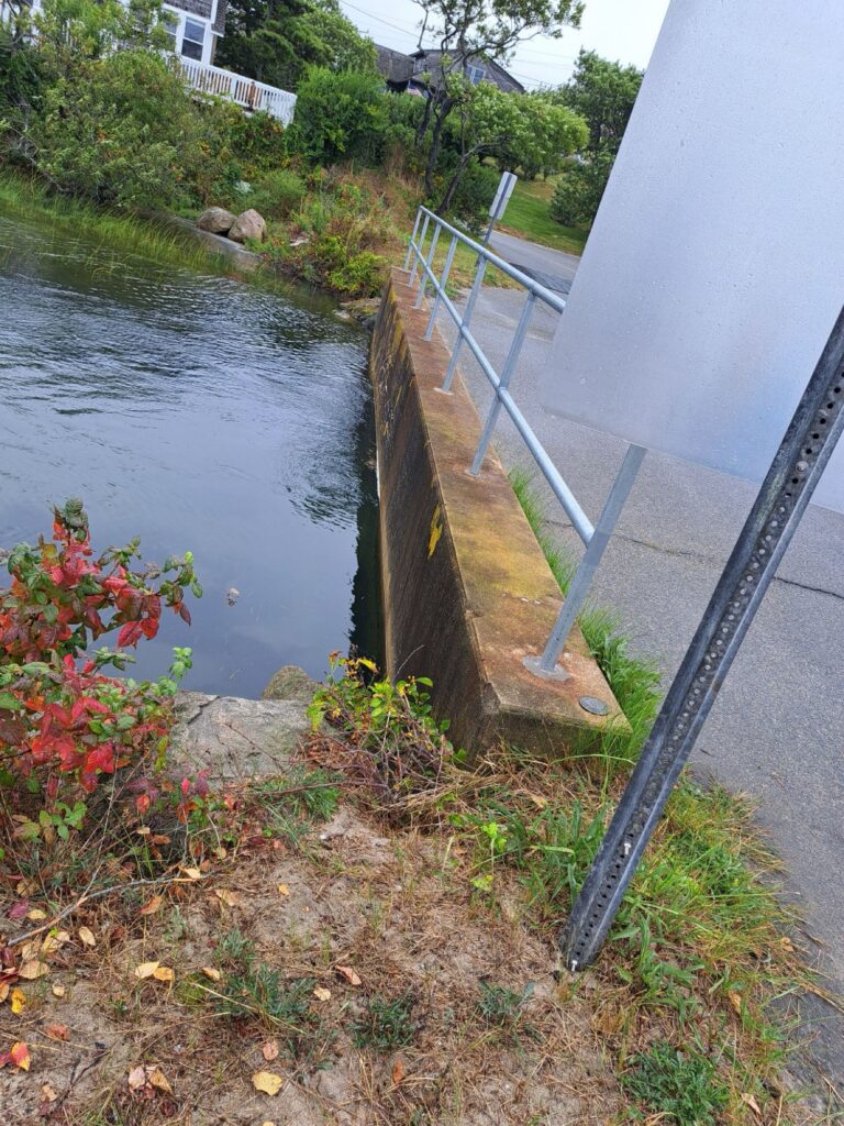 a bridge over a river (MyCoast AI)