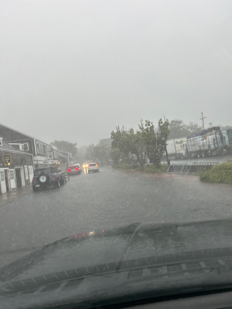a view of a street from a car window (MyCoast AI)