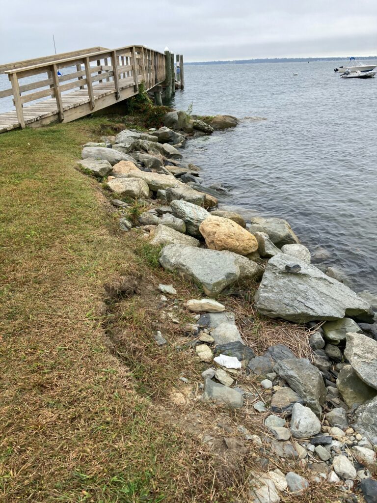 a dock over a body of water (MyCoast AI)