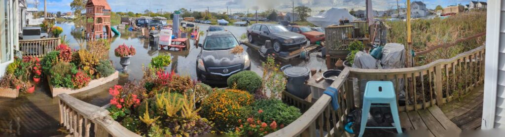 a deck with cars parked on it (MyCoast AI)