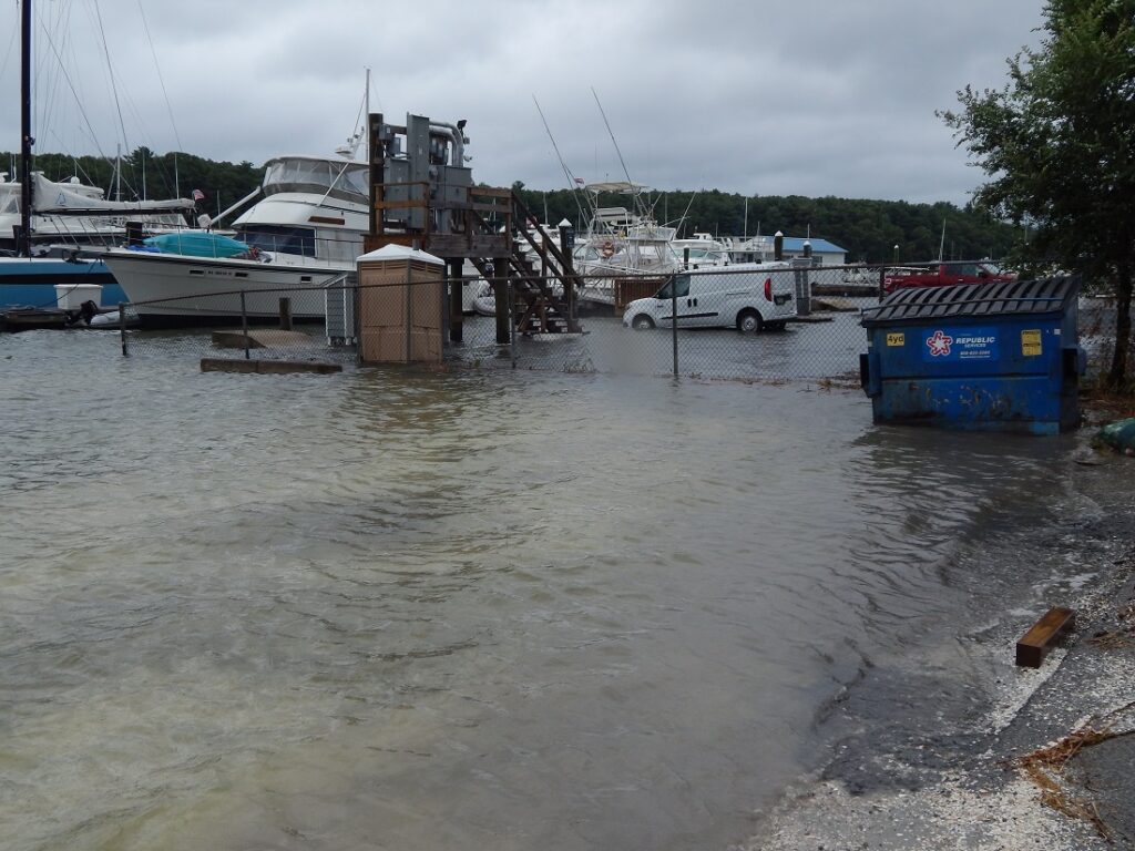 boats docked at a pier (MyCoast AI)
