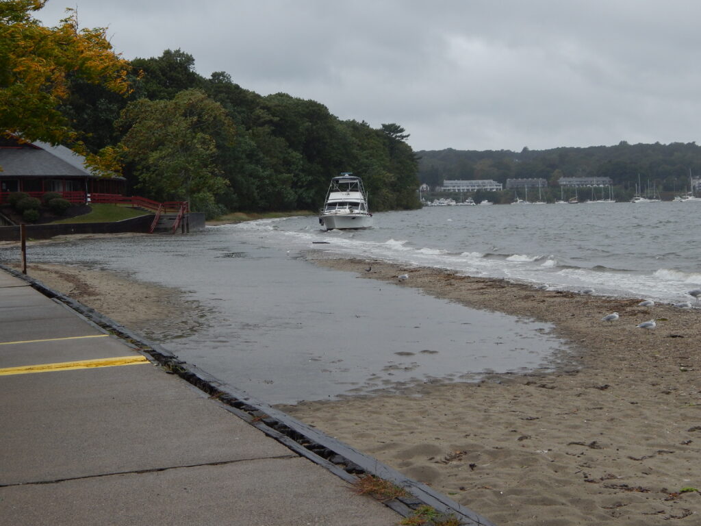 a boat on the water (MyCoast AI)