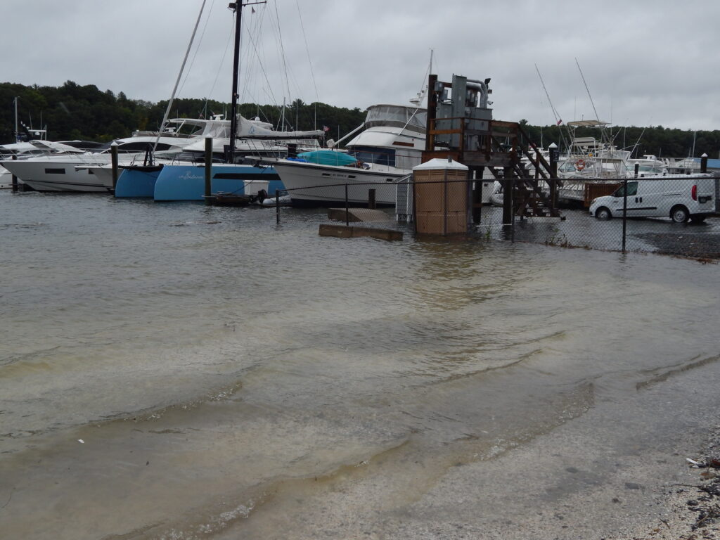boats docked at a pier (MyCoast AI)