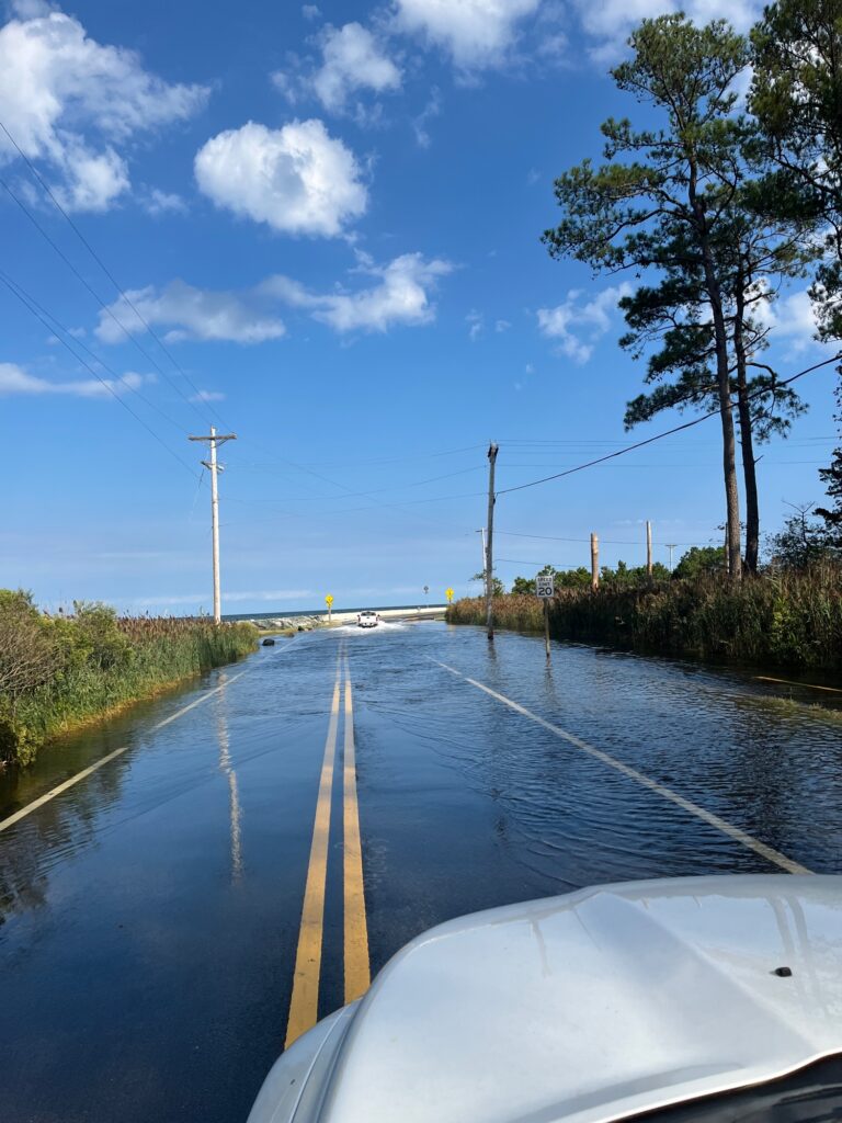 a road with water on the side (MyCoast AI)