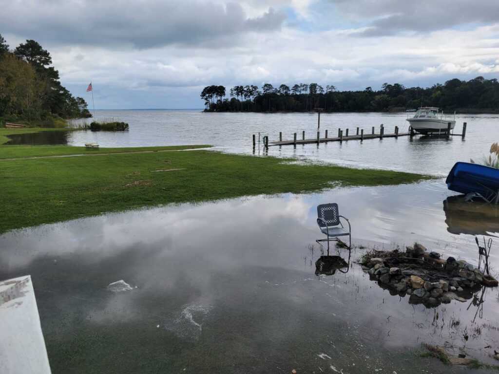 a body of water with a dock and boats in it (MyCoast AI)