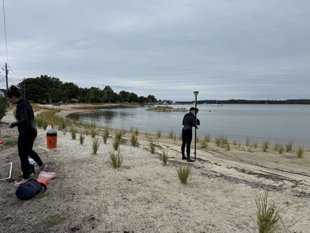 a couple of men fishing on a beach (MyCoast AI)