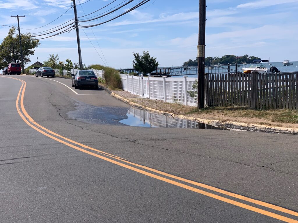 a road with water on the side (MyCoast AI)