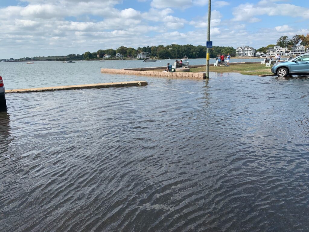 a body of water with a pole in it (MyCoast AI)