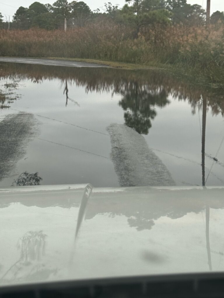 a pond with a rock in it (MyCoast AI)