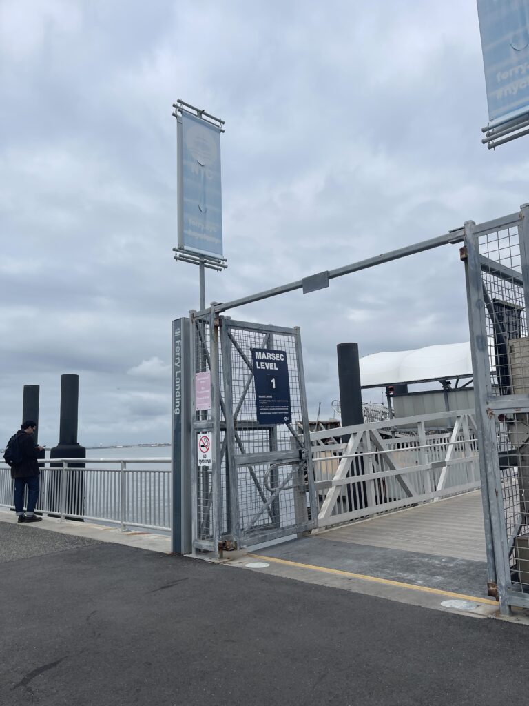 a bridge with a sign on it (MyCoast AI)