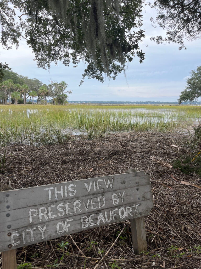 a sign in a field (MyCoast AI)