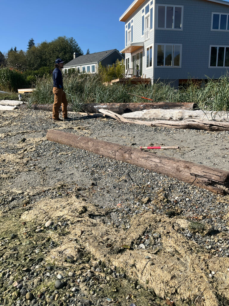 a person standing on a construction site (MyCoast AI)